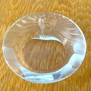 Lalique dish from the Lion Collection